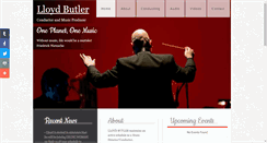 Desktop Screenshot of lloydbutlermusic.com